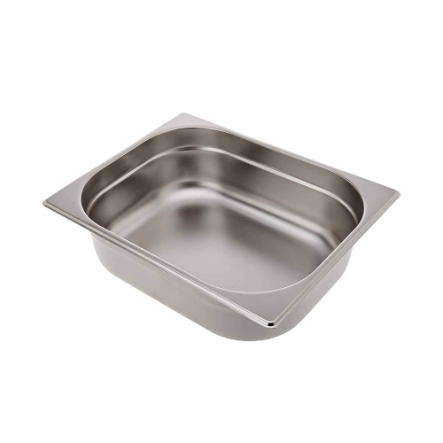 Cuva inox GN1/2-h100mm, grosime inox 80mm, inox AISI201, dimensiuni 325x265x100hmm