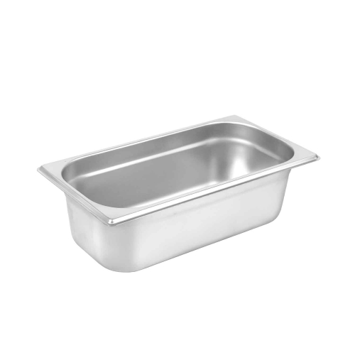 Cuva inox GN1/3-h65mm, grosime inox 0.80mm, inox AISI201, dimensiuni 325x176x65hmm