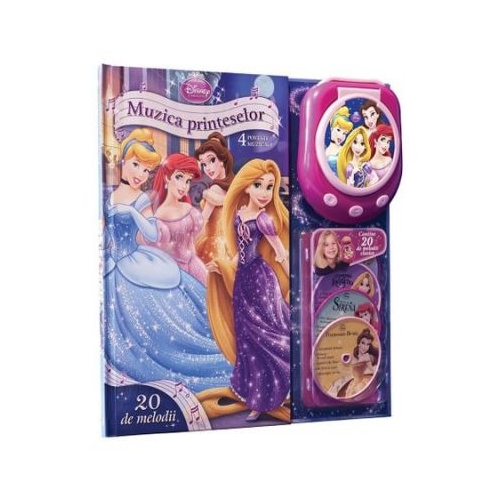 Muzica printeselor. 4 povesti muzicale (include CD-player)