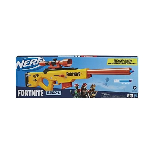 Sniper Blaster Nerf Fortnite Basr-l cu luneta, Nerf