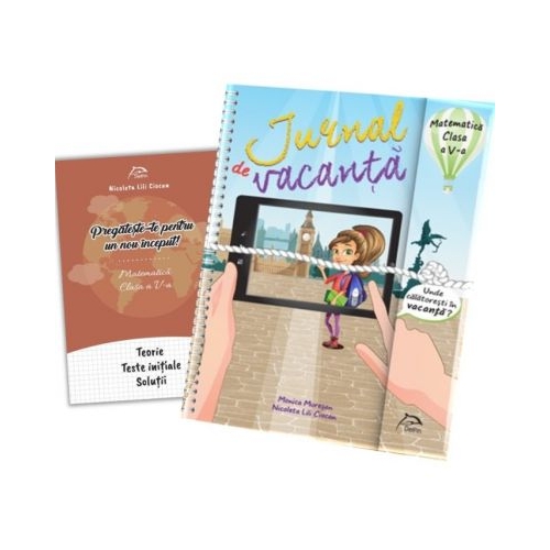 Jurnal de vacanta, Matematica, clasa a V-a, 2018