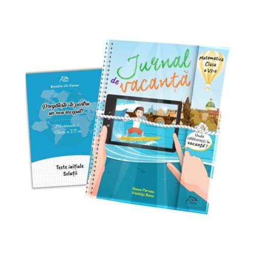 Jurnal de vacanta, Matematica, clasa a VI-a, 2018
