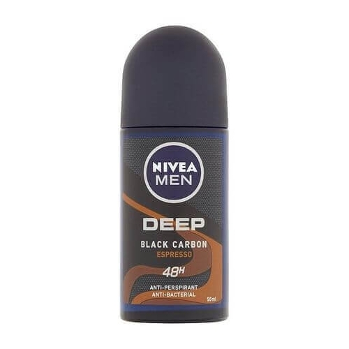 Nivea Men Deodorant Roll-on Deep Black carbon Expresso, 50 ml