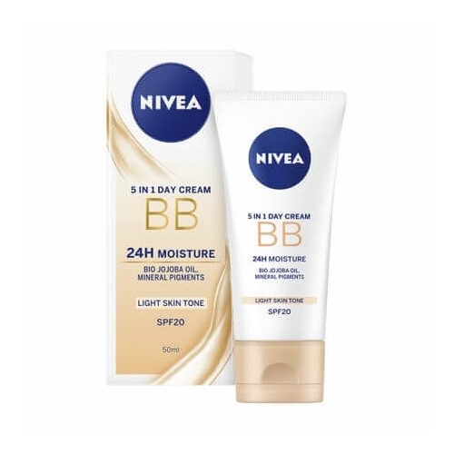 Nivea Crema de zi BB 5 in 1 SPF 20, 50 ml