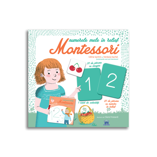 Numerele mele in relief Montessori - CÃ©line Santini, Vendula Kachel, editura Didactica Publishing House