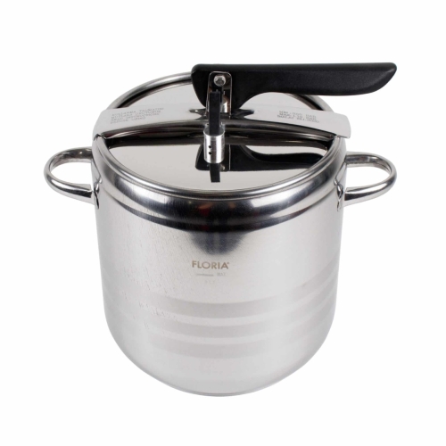 Oala sub presiune, inox cu capac, 7L, Floria