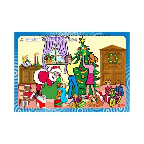 Obiceiuri si traditii de iarna. Nasterea lui Iisus, colindatorii - Claudia Julea, Ed. Emia, Carti educative