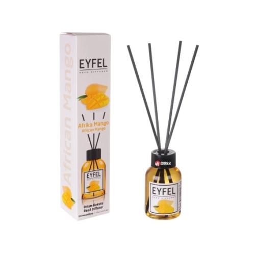 Odorizant camera cu betisoare aroma de MANGO AFRICAN 55 ml, Eyfel	