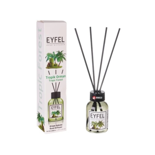 Odorizant camera cu betisoare aroma de PADURE TROPICALA 55 ml, Eyfel