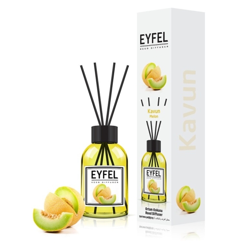 Odorizant camera cu betisoare aroma de PEPENE GALBEN 55 ml, Eyfel