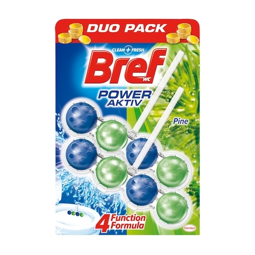 Odorizant WC 2x50 g Bref Power Aktiv Pine