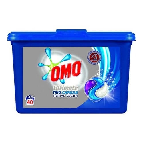 Omo Ultimate Active Clean Trio Caps, 40 spalaripe grupdzc.ro✅. Descopera gama copleta de produse la oferte speciale✅!