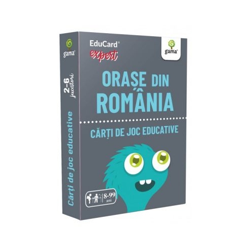 Orase din Romania. EduCard expert. Carti de joc educative