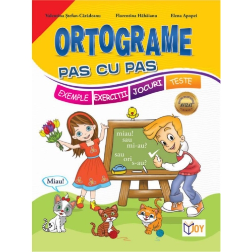 Ortograme pas cu pas - Valentina Stefan-Caradeanu, Florentina Hahaianu, Elena Apopei Set Semestrul I + Semestrul II Clasa 2 Joy