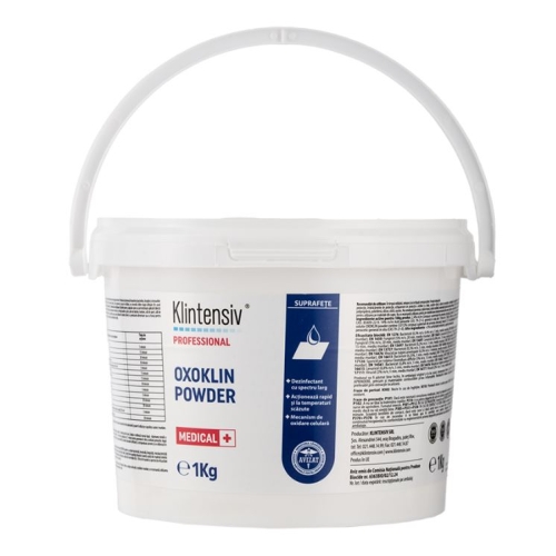 Dezinfectant pudra pentru suprafete 1kg Oxoklin Klintensiv