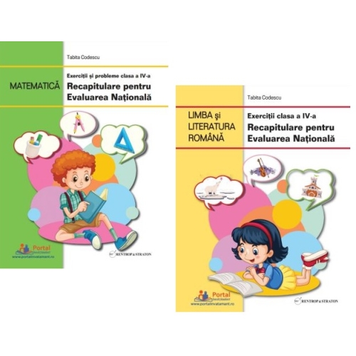 Pachet Recapitulare pentru Evaluarea Nationala. Exercitii clasa a 4-a - Tabita Codescu
