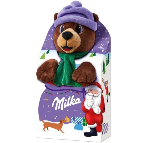 Pachet jucarie de plus urs, 96 g Milka