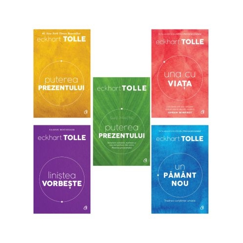 Pachet din 5 carti Special Eckhart Tolle