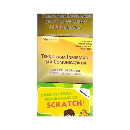 Pachet Tehnologia Informatiei si a Comunicatiilor clasa a VIII-a + SCRATCH
