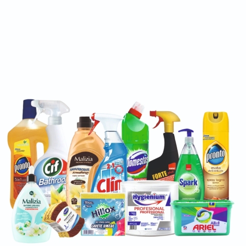 Pachet Premium curatenie casa: Prosoape de hartie, Balsam de rufe, Dezinfectant inalbitor