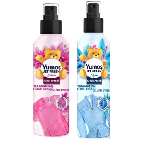 Pachet Spray haine floral 2x200 ml, Yumos Jet Fresh