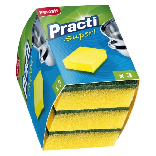 Paclan Bureti de vase Practi Super, 3 buc