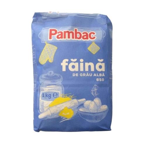 Pambac Faina din grau alb 650, 1 kgpe grupdzc.ro✅. Descopera gama copleta de produse la oferte speciale✅!