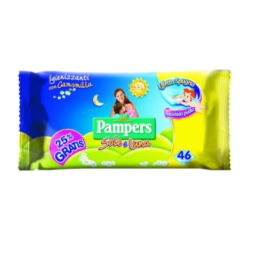 Pampers Servetele umede Sole e Luna, 46 buc