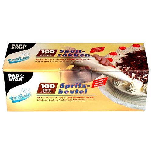 Set 100 poche-uri transparente, grosime 80microni, capacitate 2.6litri, dimensiuni 265x540mm