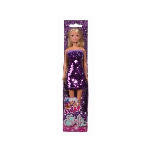Papusa Steffi in rochie cu paiete violet, Steffi Love