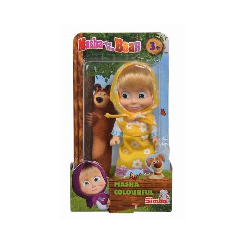 Papusica Masha in rochita galbena, Masha