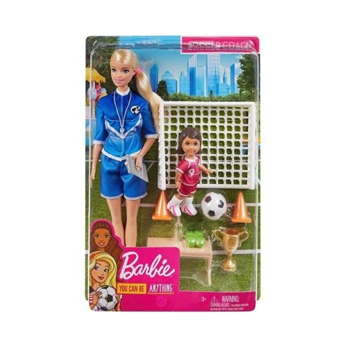Papusa blonda Antrenor de fotbal, Barbie