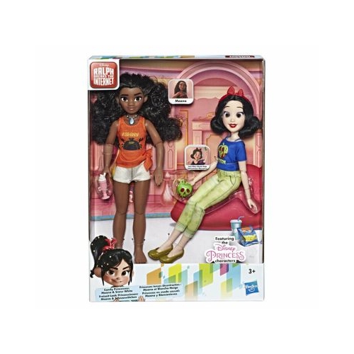 Set papusi Disney printesele Moana si Alba ca Zapada