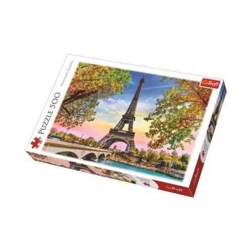 Puzzle romanticul Paris 500 de piese, Trefl