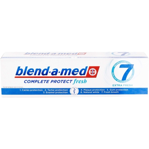 Blend-a-Med Pasta de dinti Complete 7 Extra Fresh, 100 ml. Produs pentru igiena dentara