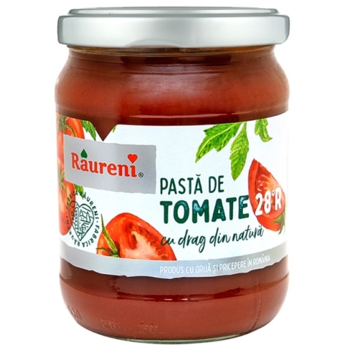 Pasta de tomate 28R, 520g, Raureni