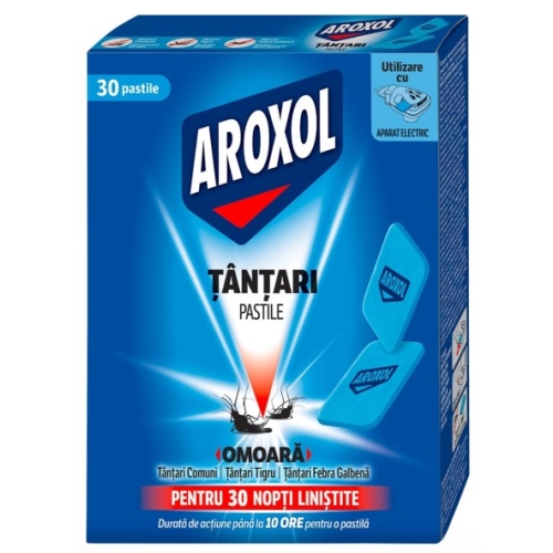 Pastile impotriva tantarilor, 30 buc, Aroxol