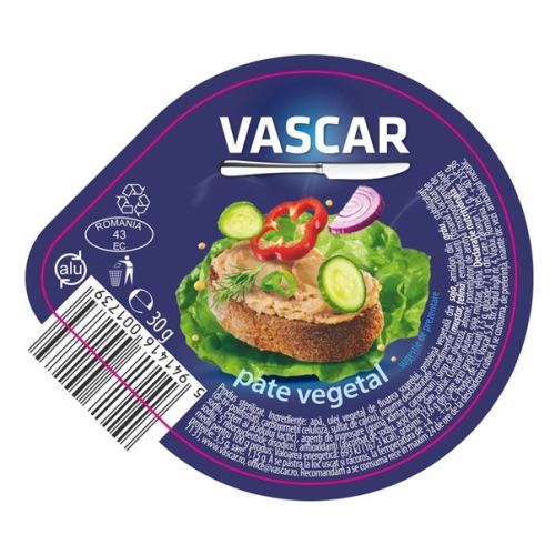 Pate Vegetal 30 g, Vascar