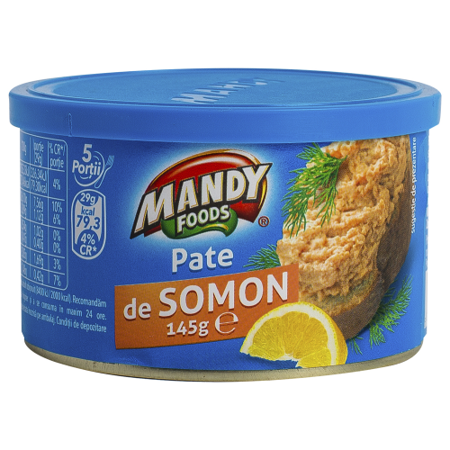 Pate de somon, 145 g, Mandy
