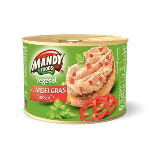 Mandy Pate Vegetal cu ardei gras, 200 gpe grupdzc.ro✅. Descopera gama copleta de produse la oferte speciale✅!