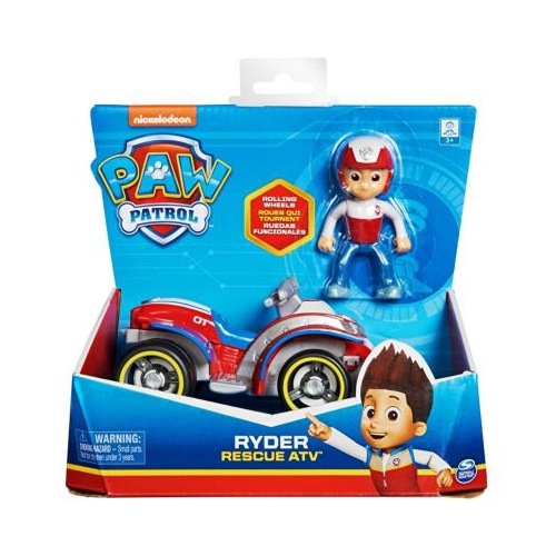 Patrula Catelusilor, Masinuta ATV cu figurina Ryder Personaje din desene animate PAW PATROL grupdzc