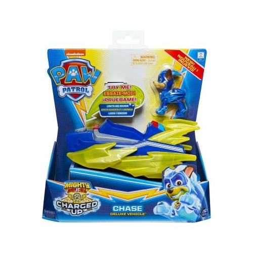 Patrula Catelusilor, vehicul cu figurina Chase, cu sunete si lumini