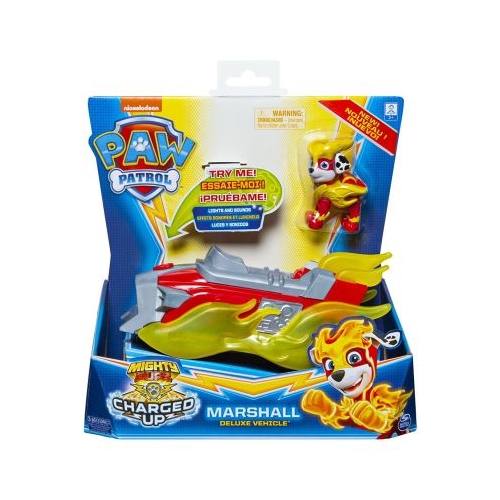 Patrula Catelusilor, vehicul cu figurina Marshall, cu sunete si lumini