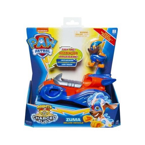 Patrula Catelusilor, vehicul cu figurina Zuma, cu sunete si lumini