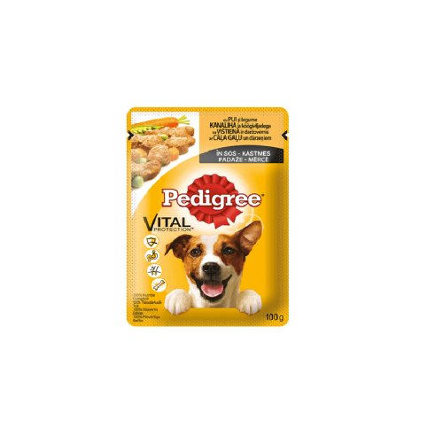 Pedigree Vital Protection Mancare pentru caini cu Pui, 100 g