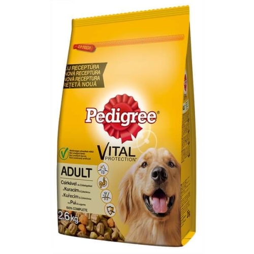 Pedigree Vital Protection Adult cu Pui si Legume, 2.6 kg
