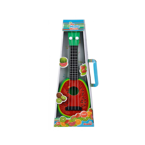 Instrument muzical Ukulele cu design de pepene