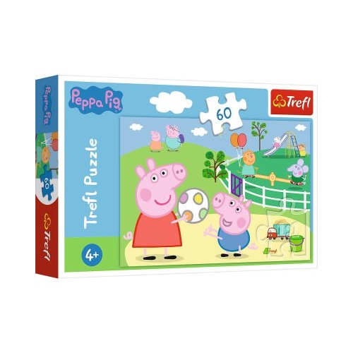 Puzzle Peppa Pig distractie cu prietenii