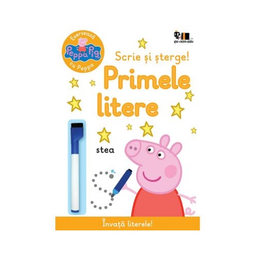 Peppa Pig. Exerseaza cu Peppa. Scrie si sterge! Primele litere - Neville Astley, Mark Baker