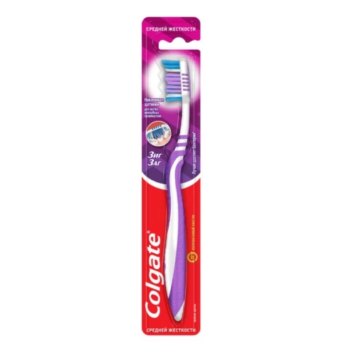 Periuta de dinti adulti Zig Zag medium, Colgate